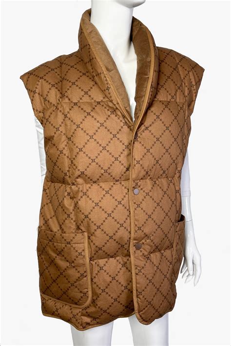 celine puffer vest.